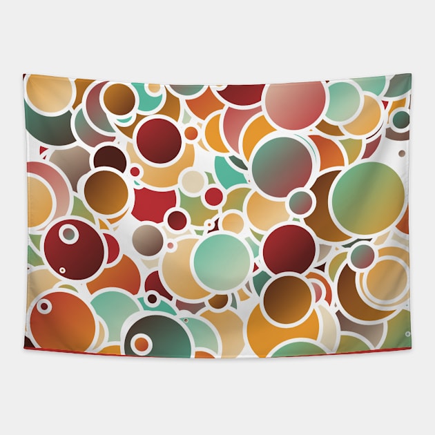 Assorted bubbles Tapestry by Gaspar Avila