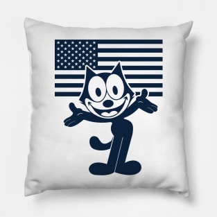 FELIX THE CAT - 4th of July Pillow