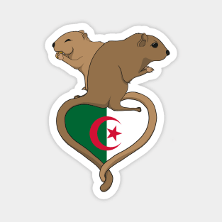 Gerbil Algeria (light) Magnet