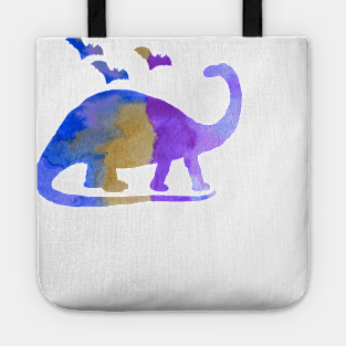 Brontosaurus and bats Tote