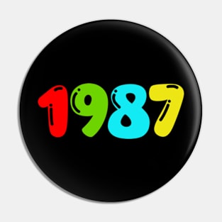 Funny birthday 1984 Gift Men Pin