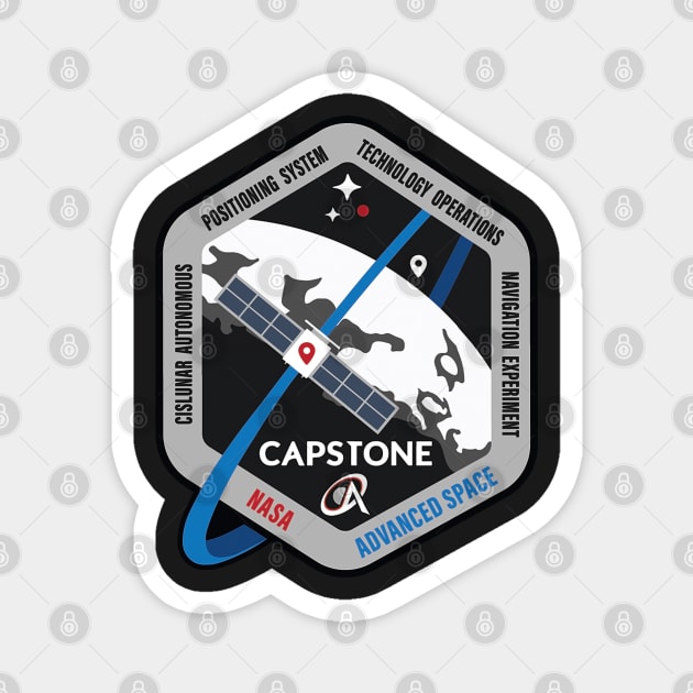 CAPSTONE Mission Patch - NASA Magnet by FaelynArt