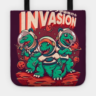 Lizard Monster Invasion Tote