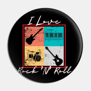 I Love Rock 'N' Roll Pin