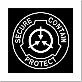 SCP MTF Alpha-1 Red Right Hand transparent background - Scp Foundation Logo  - Posters and Art Prints