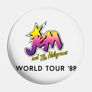 Jem World Tour '88 Pin