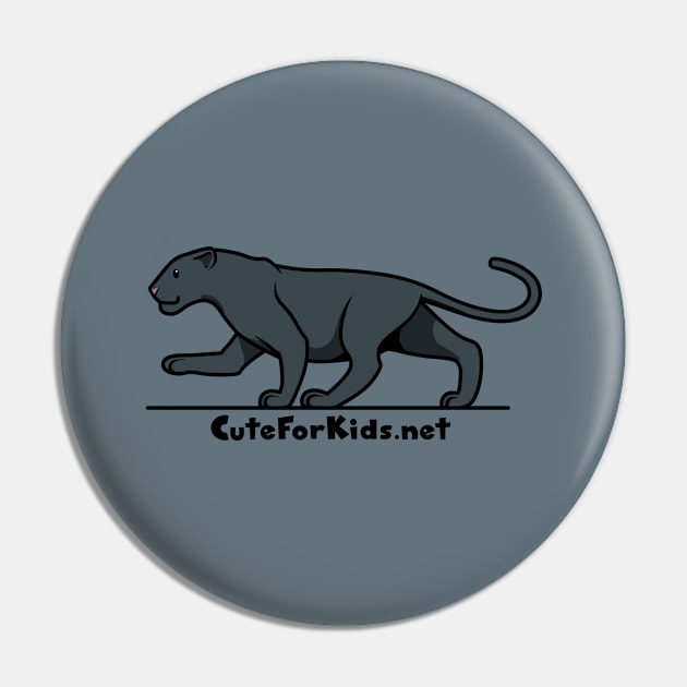 CuteForKids - Panther - Branded Pin by VirtualSG