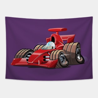 Cartoon sportcar Tapestry