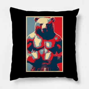 Boxing Bear HOPE Pillow