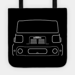 Vintage 1960s Austin FG S200 lorry white outline graphic Tote