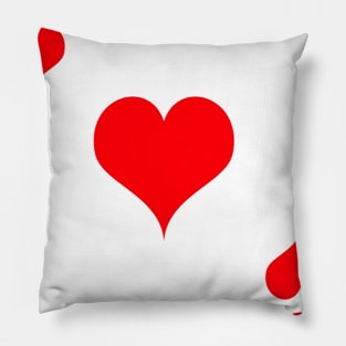 Queen Of Hearts TShirt Playing Card Pillow