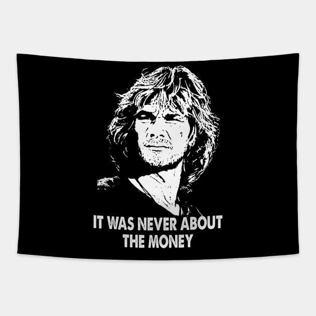 Never about the money art gift for fans Tapestry by Madisen Harvey