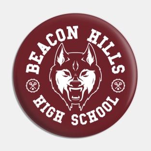 Beacon Hills Lahey 14 High School Lacrosse Pin