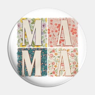 Retro Boho Mama, Boho Mama, Mother's Day Pin