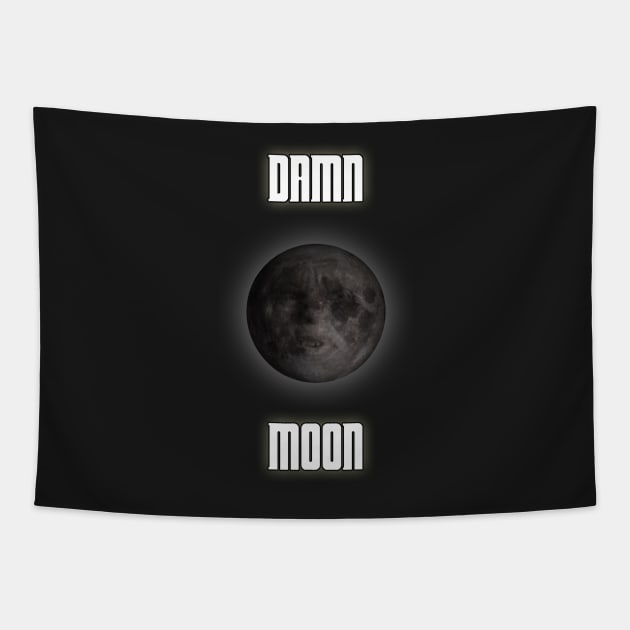 Damn moon Tapestry by lleganyes