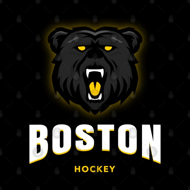 boston bruins hockey by BVHstudio