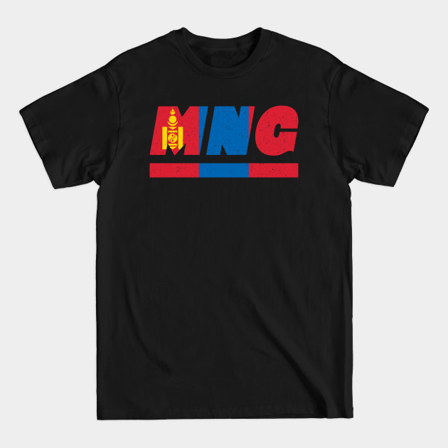 Discover MNG Mongolia Central Asia ISO Code 3166 - Mongolia - T-Shirt