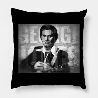 george jones illustration Pillow