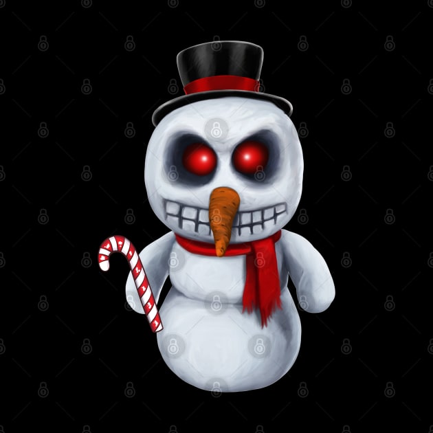 Evil Snowman Stole my Candy Cane by Kylie Paul