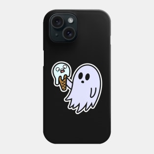 I scream | Ghost eats ice cream Phone Case