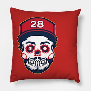 Nolan Arenado Sugar Skull Pillow