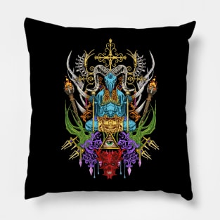 Blue God Pillow