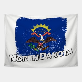 North Dakota flag Tapestry