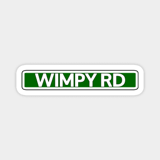 Wimpy Road Street Sign Magnet