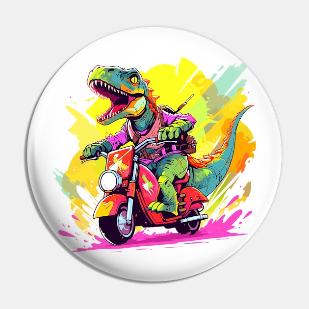 dino rider Pin by lets find pirate