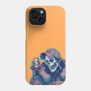 Skeleton Cheers Wind Phone Case