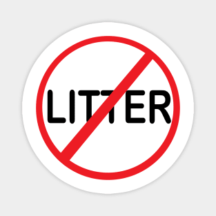 DO Not LITTER Magnet