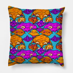 Upside-Down Faced Goblins 2 Pillow