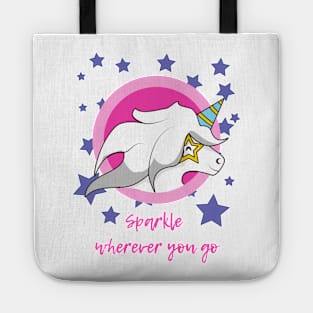 Unicorn Sparkle Wherever You Go Tote