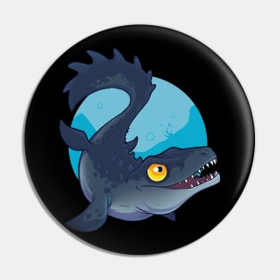 Majestic Mosasaurus: A Prehistoric Journey Pin