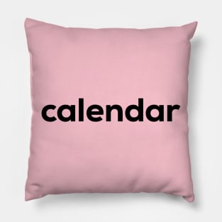 Calendar Pillow