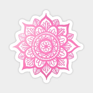 Pink Mandala Magnet