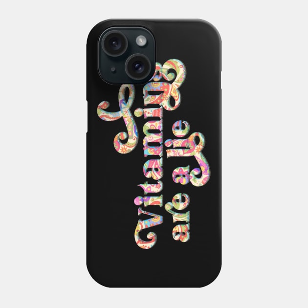 Conspiracy - Vitamins Theory Phone Case by karutees