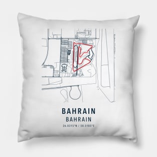 bahrain simple track Pillow