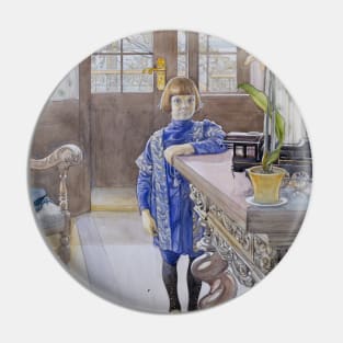 Portrait of Tage Thiel by Carl Larsson Pin