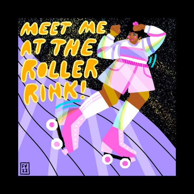 Meet me at the roller rink by pruneart