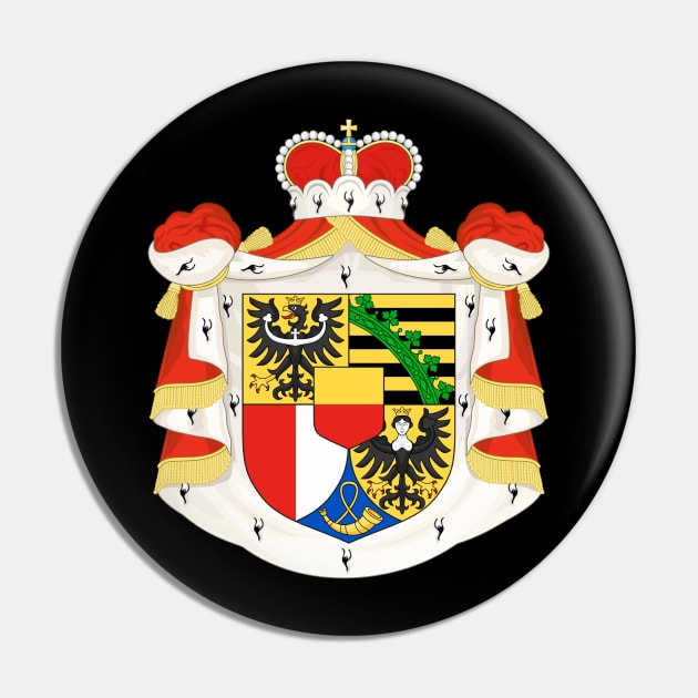 Coat of arms of Liechtenstein Pin by Wickedcartoons