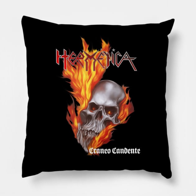 Hermetica*Craneo Candente* Pillow by w.d.roswell