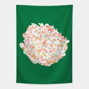 Daisies Spring Countryside Spicy Orange Tapestry