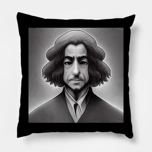 Baruch Spinoza | Manga Style Pillow