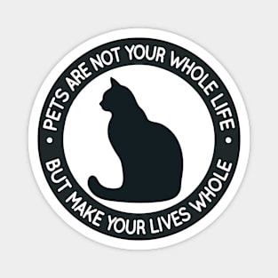 Companion's Silhouette: National Pet Day Magnet