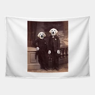 Sepia Yellow Lab Boys Tapestry