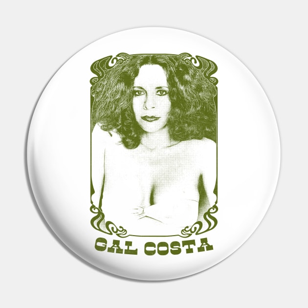 Gal Costa \/\/\/ Retro Original Fan Art Design Pin by DankFutura