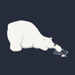 Polar Bear Goes Fishing T-Shirt