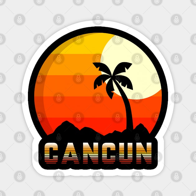 Cancun Vacation Souvenir - Funny gift Magnet by LindaMccalmanub