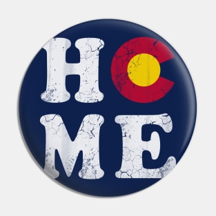 Colorado Home Flag Pin